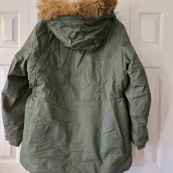 Wenven Ladies Winter Anorak Size XXL Green - Picture 7 of 7